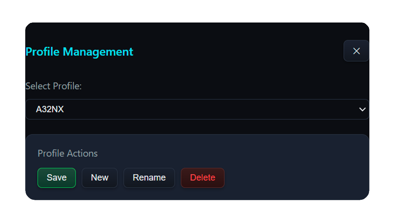 Profile Management Feature